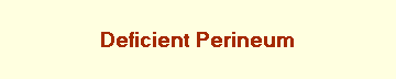 Deficient Perineum
